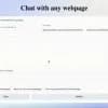 Chat with any webpage Logo